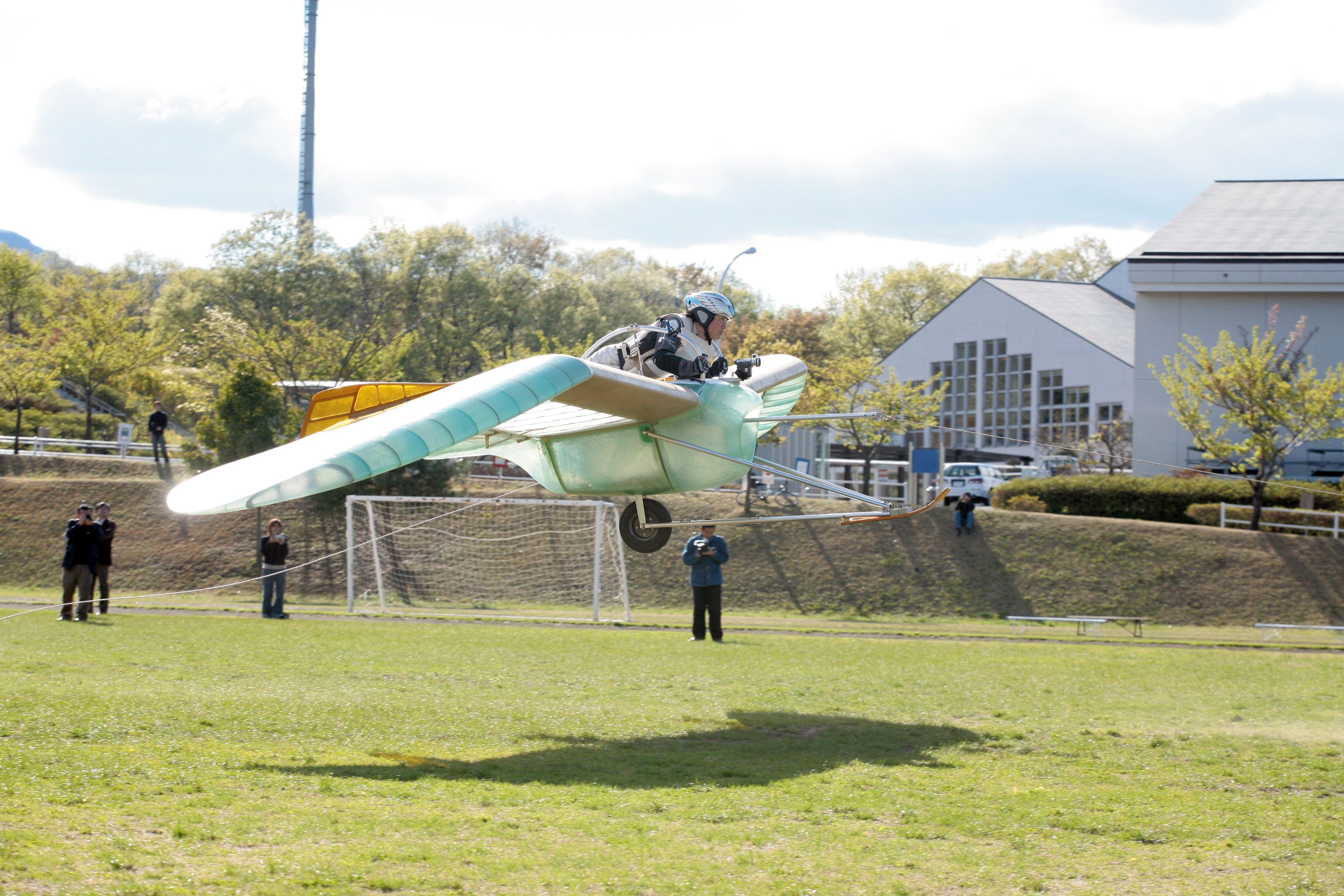 10本目　高度1.2ｍほどを滑空