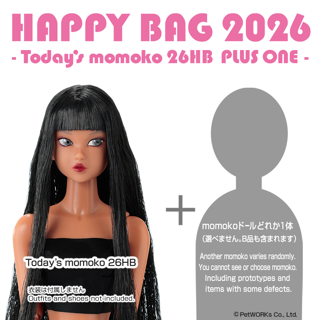 HAPPY BAG 2026 -Today's momoko 26HB PLUS ONE-」発売 | Information